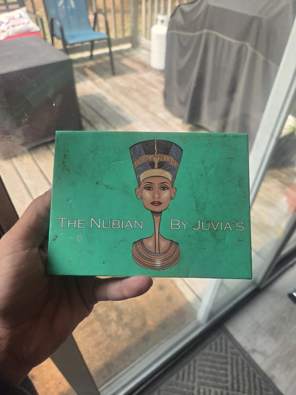 Nubian Eyeshadow Palette - Warm Neutrals (Green Compact)